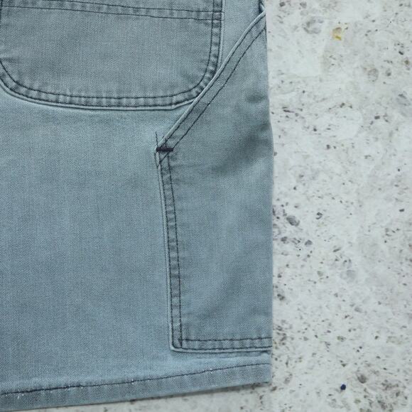 RARE 1993 Vintage Carhartt WU1943 Hunter Green Faded Carpenter Shorts Size 34 - Picture 6 of 13